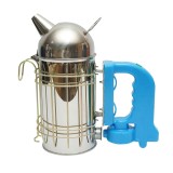 Afumator albine electric din inox cu cilindru si scut termic, incarcare USB, 190 mm