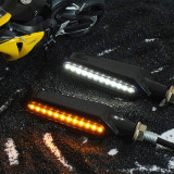 Set 2 lampi Semnalizare Moto SECVENTIALA, cu LED-uri Samsung, cu 2 functii, pozitie si semnalizare, 12V, AVEX