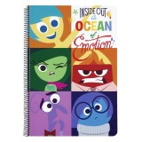 Caiet A4 Inside Out cu spira, Jad