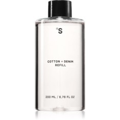 Sister&#039;s Aroma Cotton + Denim reumplere &icirc;n aroma difuzoarelor The refill comes with 5 wooden sticks. 200 ml