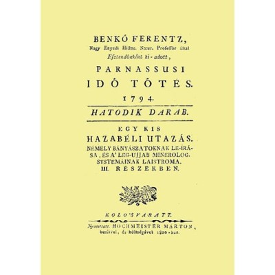 Esztendőnk&amp;eacute;nt ki-adott parnassusi időt&amp;ouml;lt&amp;eacute;s 1794 - Benkő Ferencz foto
