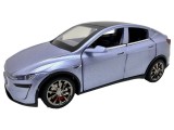 Macheta New Tesla Model Y 1:32 bleu replica metalica deschidere usi capota si portbagaj sunet si lumini