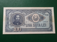 Bancnota romania 100 lei 1952 foto