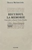 Recursul la memorie. Convorbiri cu Daniel Cristea-Enache - 2003 - Ileana Malancioiu (O222), Polirom