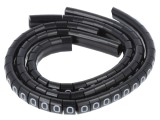 Markere de marcaj KURANT 100 buc. pentru cabluri/conductoare, diametru 1,1-2,5mm, marcaj 0, cod MZ-MKK-0/0
