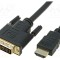 Cablu DVI-D la HDMI, 5m, negru, VCOM