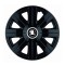 Set 4 Capace Roti Autohelix MSA&reg; potrivite jantelor de 14 inch, pentru Skoda Alb Negru model Cosmos Black