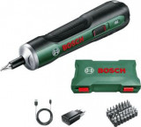 Cumpara ieftin Surubelnita electrica BOSCH PushDrive , 3.6 V,5 Nm ,360 rpm + set de biti 32 buc