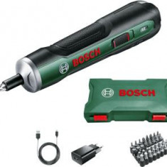 Surubelnita electrica BOSCH PushDrive , 3.6 V,5 Nm ,360 rpm + set de biti 32 buc