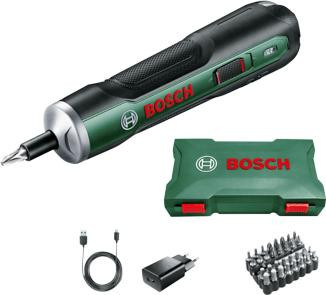 Surubelnita electrica BOSCH PushDrive , 3.6 V,5 Nm ,360 rpm + set de biti 32 buc foto