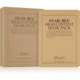 Benton Snail Bee masca de celule cu ingrijire completa cu extract de melc 10 &times; 20 g