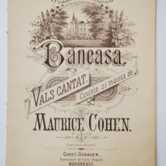 BANEASA, VALS CANTAT, CUVINTE SI MUZICA DE MAURICE COHEN