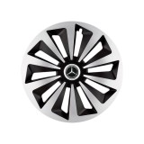 Set 4 capace roti Fox Gri-Negru R14 Compatibil Cu Mercedes, Autohelix MSA