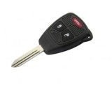 Carcasa cheie Topautochei&reg; pentru Chrysler Dodge Jeep 3 butoane , folie parte electronica si suport baterie, Fara Brand