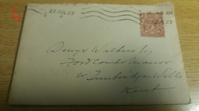 D11 - 1927 - Circulatie postala - Marea Britanie foto