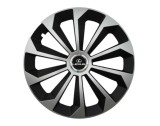 Cumpara ieftin Set 4 capace roti Fame Gri-Negru cu inel R14, pentru gama auto Lexus, Autohelix MSA