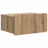 vidaXL Dulap de noapte suspendat Stejar Artizanal 49 x 34,5 x 24 cm 898293