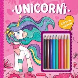 Unicorni - Carte de colorat - Editura Kreativ