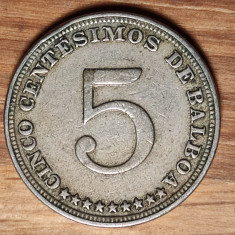 Panama -moneda de colectie-raritate- 5 centesimos 1932 -tiraj 332k- impecabila!