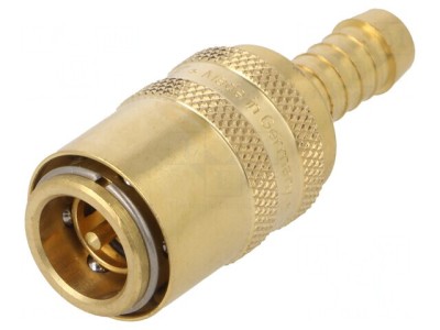 Conector rapid alamă cu supapă 15 bar FPM foto