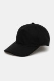 MICHAEL Michael Kors șapcă de baseball din bumbac femei, culoarea negru, neted, 540217