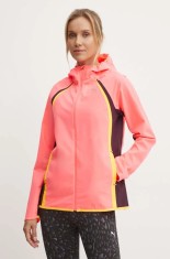 Puma geaca de ploaie Ultraweave Raincell femei, culoarea roz, de tranzitie, 525753