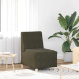 vidaXL Unitate Sofa Modulară Fără Brațe Verde Army 55 x 74 x 82 cm 4108511