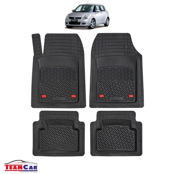 Covorașe Auto TeamCar&reg; Tip Tăviță Compatibile Suzuki Swift 4 (2010&ndash;2017) - Hatchback