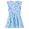 Rochie de copii cu nasturi fără m&acirc;neci, albastru 128