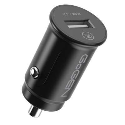 Adaptor incarcare priza auto GoGEN CH 13, 1xUSB, 5V/2.4A, 12W, negru foto