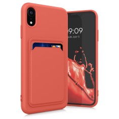 Husa Kwmobile pentru Apple iPhone XR, Silicon, Roz, 55116.76 foto