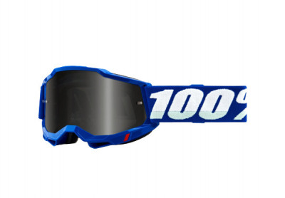 Ochelari Enduro 100% Accuri 2 Blue cu lentila fumurie foto