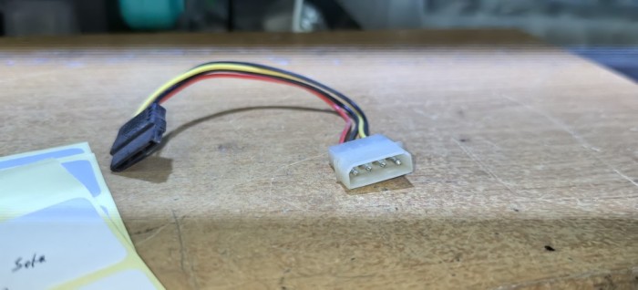Cablu adaptor sujrsa PC Molex - Sata #A84517