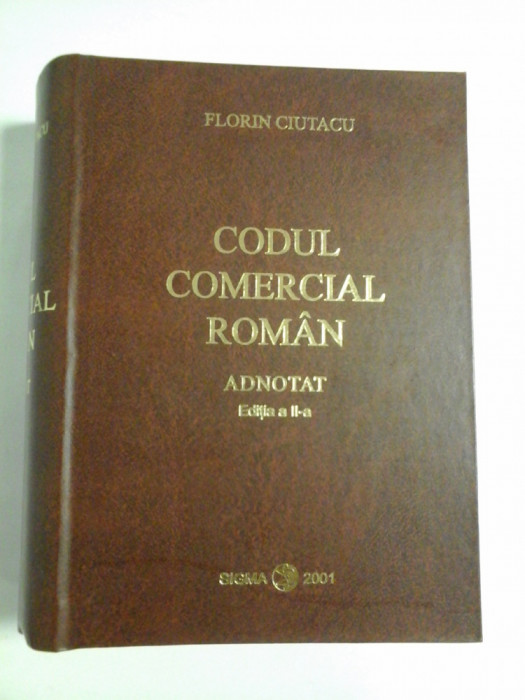 CODUL COMERCIAL ROMAN - FLORIN CIUTACU
