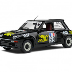 Macheta auto Renault 5 Turbo European CUP black 1984, 1:18 Solido