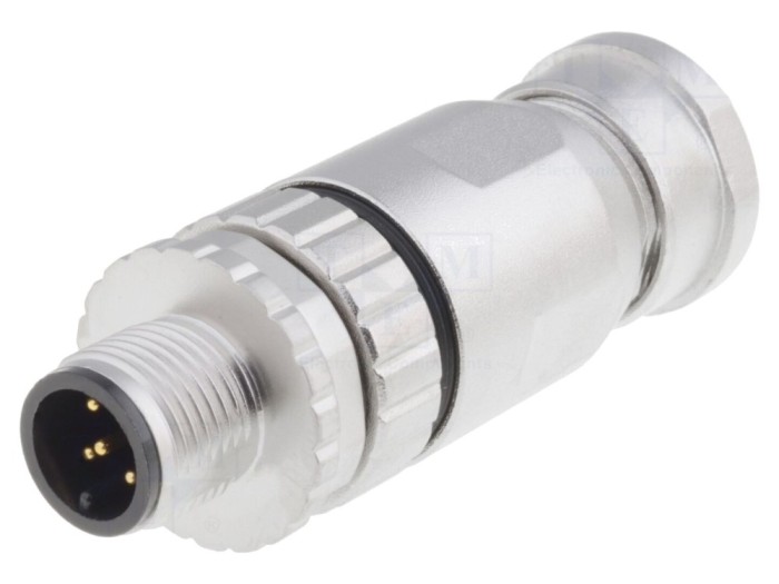 Conector M12 tată drept 5 pini