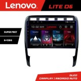 Navigatie Porsche Cayenne 2002-2011 Lenovo Kit-443 8 core 6+128 GB Android Waze USB Navigatie Internet Youtube Radio CarStore Technology