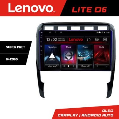 Navigatie Porsche Cayenne 2002-2011 Lenovo Kit-443 8 core 6+128 GB Android Waze USB Navigatie Internet Youtube Radio CarStore Technology foto