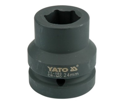 Cheie tubulara hexagonala de impact 1&amp;amp;quot; de 24 mm YATO foto