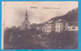 (8) CARTE POSTALA ANINA - SPITALUL SI BISERICA ROMANO CATOLICA - ANII &#039;30, Necirculata, Printata