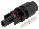 Conector solari mamă 4mm2 cu contacte crimpat SOLARLOK, TE Connectivity