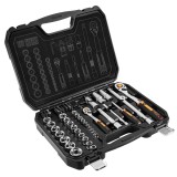 Set chei tubulare NEO 1/2 si 1/4, 72 piese, in valiza