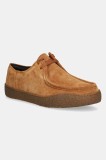 Camper pantofi de piele intoarsa Peu Terreno barbati, culoarea maro, K101004-004