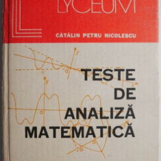 Teste de analiza matematica – Catalin Petru Nicolescu