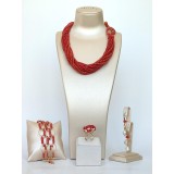 Set Muse din coral natural și coral de bambus