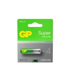 Set de 4 baterii GP Super Alkaline G-TECH LR6/AA