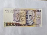 Brazilia 1000 Cruzados 1989 Noua