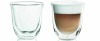 Set 2 Cesti Cappuccino Delonghi 270ml, Sticla Termorezistenta, Pahare Cafea, Espresso, Compatibil Masina de Spalat Vase