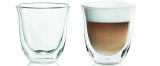 Set 2 pahare cesti de cappuccino DELONGHI 5513284161, 270 ml