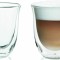 Set 2 pahare cesti de cappuccino DELONGHI 5513284161, 270 ml